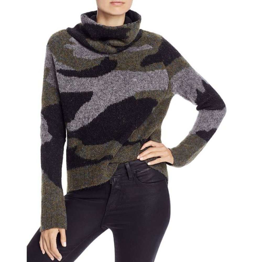 RD STYLE Ezra Camo Turtleneck Sweater